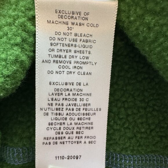 Cloudveil Pullover Mens Large Green Half Zipper Polartec Stretch Outdoor Hiking - Picture 9 of 16